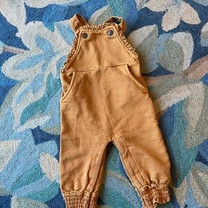 L’ovedbaby 6-9m Tan Overalls